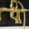 Kingston Brass AE51T7 7-Inch Adjustable Wall Mount Tub Faucet with Hand Shower, Brushed Brass AE51T7 - alternate 5